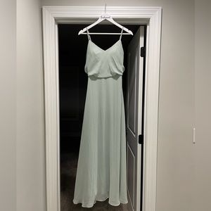 Sage green bridesmaids dress